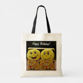 Verjaardagswensen Canvas tas (Achterkant)