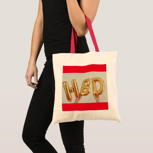 Verjaardagswensen Canvas tas (Voorkant (product))