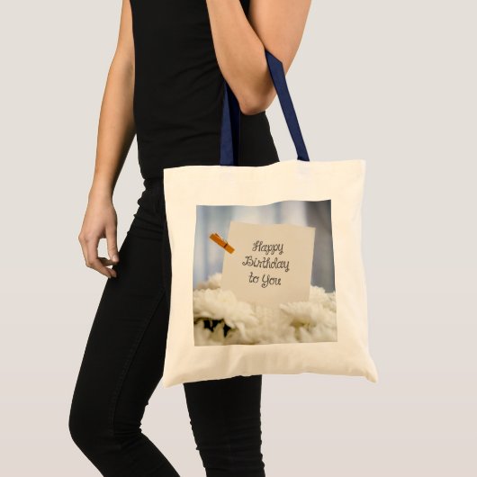 Verjaardagswensen Canvas tas (Voorkant (product))