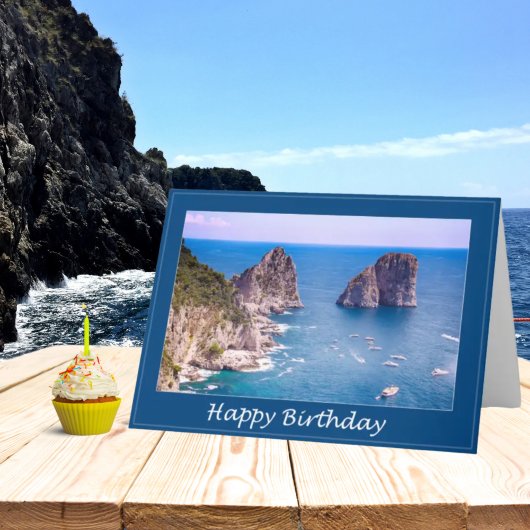 Verjaardagswensen Capri Famous Rocks Kaarten