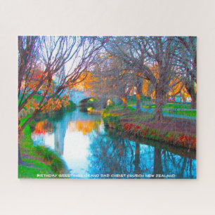 Verjaardagswensen Christ Church Nieuw-Zeeland Legpuzzel