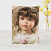 Verjaardagswensen dochter kaart (Gele Bloem)