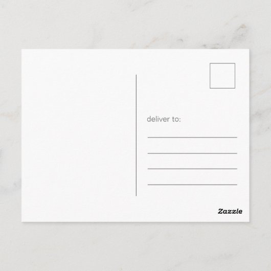 Verjaardagswensen | Drie Lagen Taart Briefkaart (Achterkant)