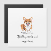 'Verjaardagswensen en Corgi Kusjes' Schattig (Voorkant / Achterkant)