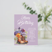 Verjaardagswensen Filippenzen 4:8 Christelijk Briefkaart (Staand voorkant)