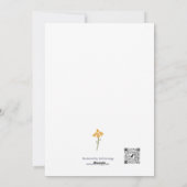 Verjaardagswensen Floral Birthday Kaart (Achterkant)