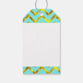 Verjaardagswensen girly goud personaliseren cadeaulabel (Achterkant)