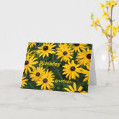Verjaardagswensen Kaart (Gele Bloem)