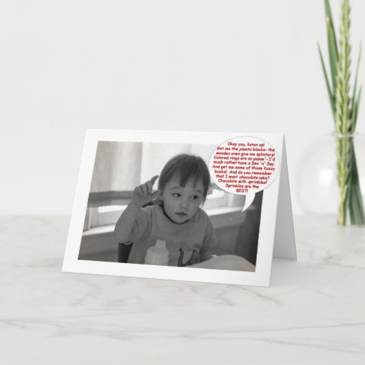 Verjaardagswensen Kaart (Voorkant)