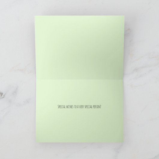 Verjaardagswensen Krans Floral Inspirivity Kaart (Binnen)