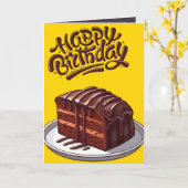 Verjaardagswensen met kleurplaat voor geliefde' kaart (Gele Bloem)