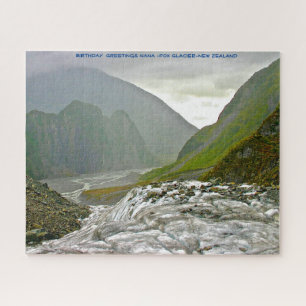 Verjaardagswensen Nana -Fox Glacier-Nieuw-Zeeland Legpuzzel