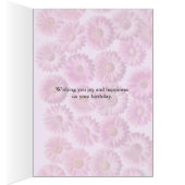 Verjaardagswensen Oma Speciaal Roze Margrieten (Binnen (Rechts))