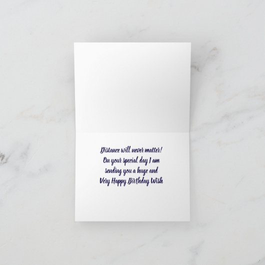 VERJAARDAGSWENSEN OVER DE MIJLEN STUREN KAART (Binnen)