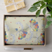 Verjaardagswensen - Pastel Gele Tissuepapier (Geschenk)