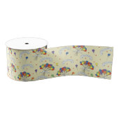 Verjaardagswensen - Pastelgeel Grosgrain Lint (Spoel)