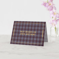Verjaardagswensen Province Ontario Tartan