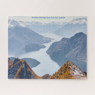 Verjaardagswensen Roys Peak Nieuw-Zeeland Legpuzzel