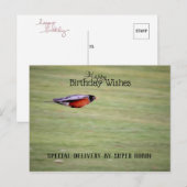 Verjaardagswensen Special Delivery Ansichtkaart Briefkaart (Voorkant / Achterkant)