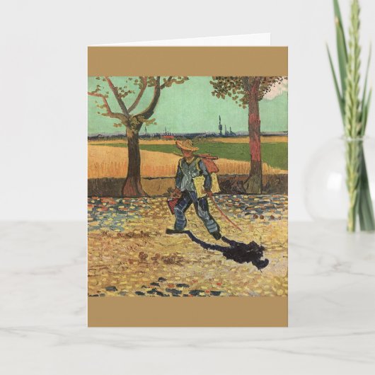 verjaardagswensen van de kunstenaar kaart (Voorkant)