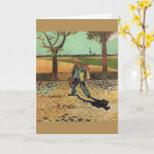 verjaardagswensen van de kunstenaar kaart (Gele Bloem)