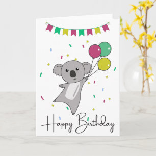 Verjaardagswensen van Koala aan jou Koala kaart