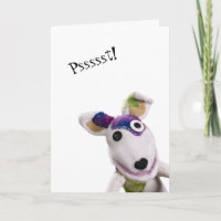 Verjaardagswensen van Patches the Sock Puppet Kaar