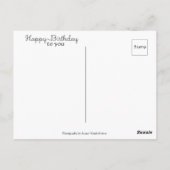 Verjaardagswensen Verjaardagskaart Briefkaart (Achterkant)