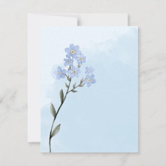 "Verjaardagswensen vlinder" (Achterkant)