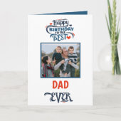 Verjaardagswensen voor beste vader ooit kaart (Voorkant)