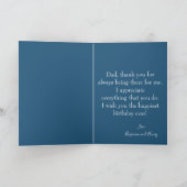 Verjaardagswensen voor beste vader ooit kaart (Binnen)