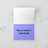 Verjaardagswensen voor de kleine panda kaart (Binnen)