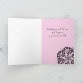 Verjaardagswensen voor een speciale dochter kaart (Binnen)