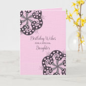 Verjaardagswensen voor een speciale dochter kaart (Gele Bloem)