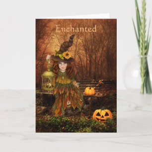 Verjaardagswensen voor Halloween Kaart