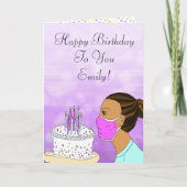 Verjaardagswensen voor het coronavirus kaart (Voorkant)