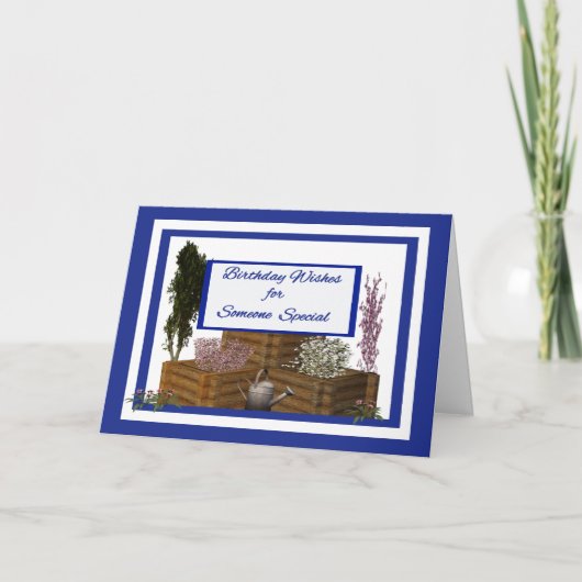 Verjaardagswensen voor iemand speciale verjaardags kaart (Voorkant)