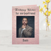 Verjaardagswensen voor mijn vriendje Classy Modern Kaart (Gele Bloem)