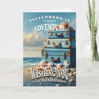 Verjaardagswensen voor zuster kaart