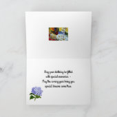 Verjaardagswensen Vouwkaart Kaart (Binnen)