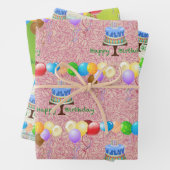 verjaardagswikkelpapier inpakpapier vel (In situ)