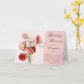 Verjaardagszegeningen voor een speciale dochter kaart (Gele Bloem)