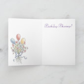 Verjaardagszegeningen - Wenskaart Kaart (Binnen)