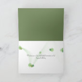 Verjaardagszwaan met cygnet in vijver kaart (Binnen)