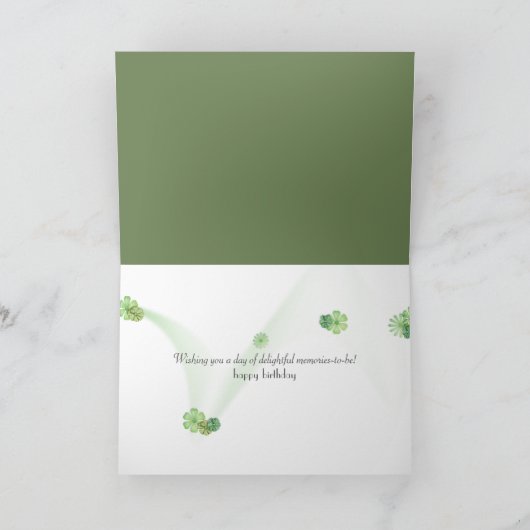 Verjaardagszwaan met cygnet in vijver kaart (Binnen)