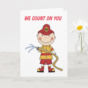 **VERJAARDAGWENSEN AAN ONZE FAVORIETE BRANDWEERMAN KAART