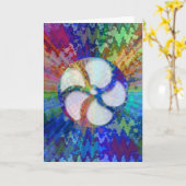 Verjaardagwensen- mooi van binnen Print tekst Schr Kaart (Gele Bloem)