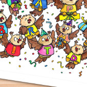 Verjaardagwensen voor uilen van Nicole Janes Briefkaart