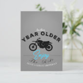 Verjaarde fietser kaart (Staand voorkant)