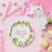 Verjaardenpapier voor koffieboeren bord (Feest)